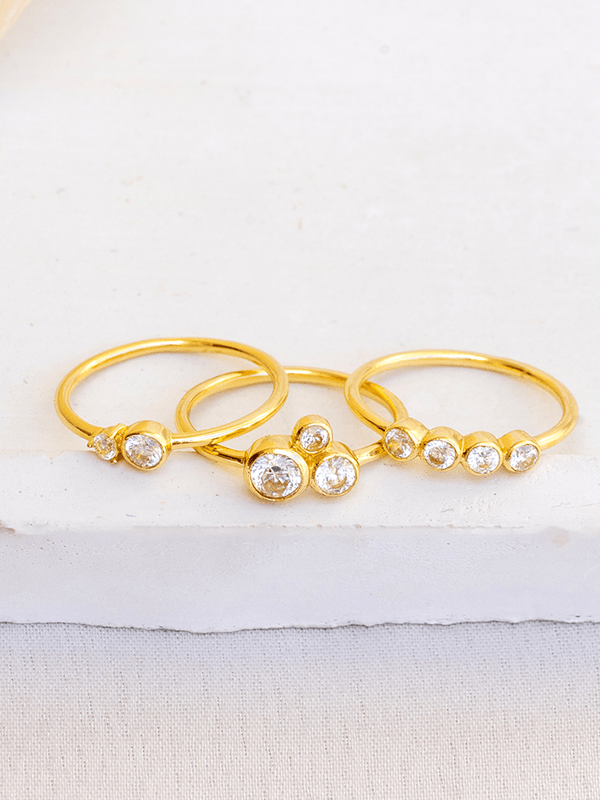CZ stackable Ring - Perfectly Average