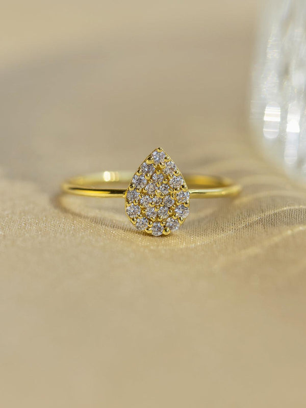 Delicate CZ Studded Ring - Perfectly Average