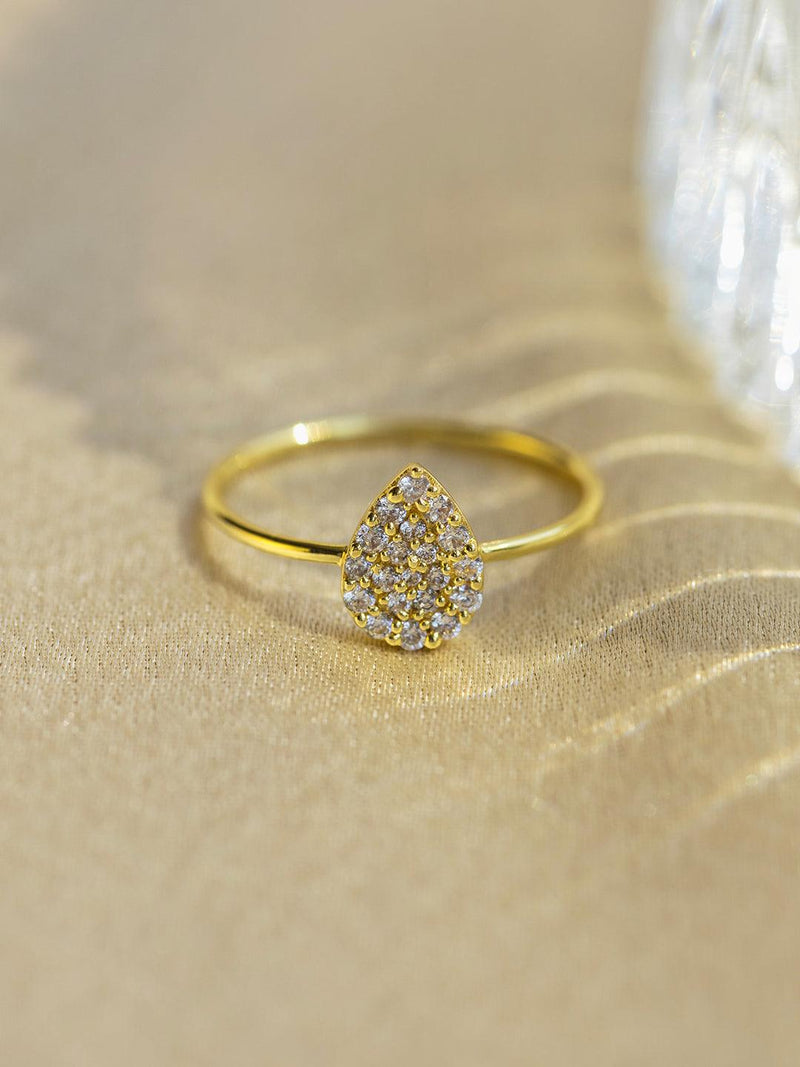 Delicate CZ Studded Ring - Perfectly Average