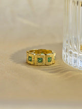 Emerald Textured Ring - Perfectly Average