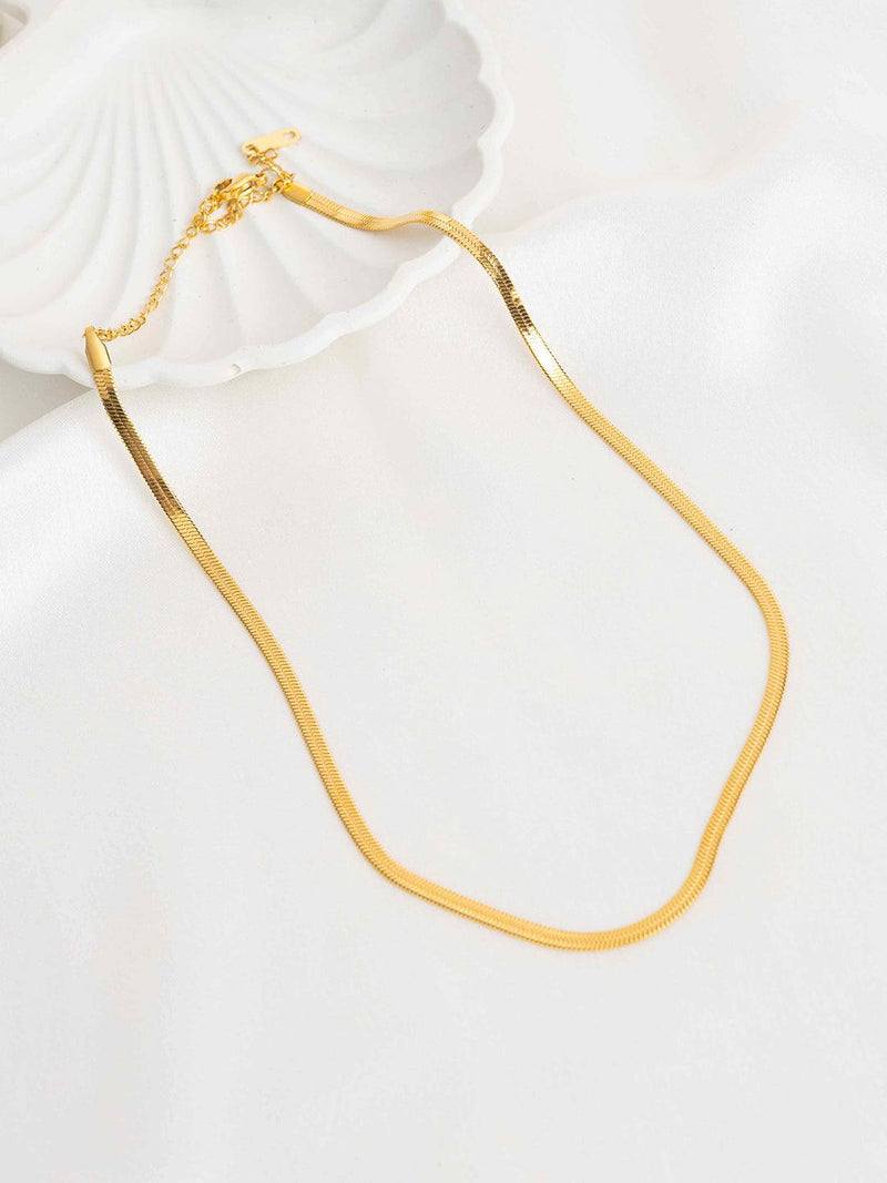Herringbone Chain Necklace - Perfectly Average