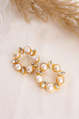 Madelyn Diamond Pearl Earrings - Perfectly Average