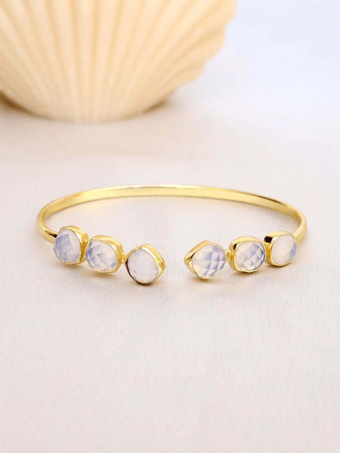 Moonstone Cuff Bracelet - Perfectly Average