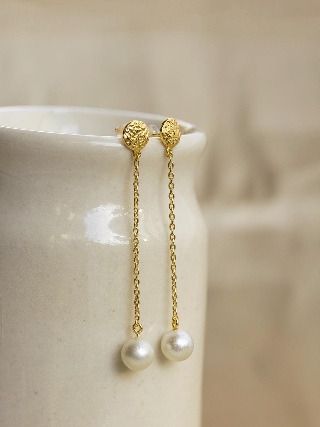 Pearl Drop Earrings - Perfectly Average