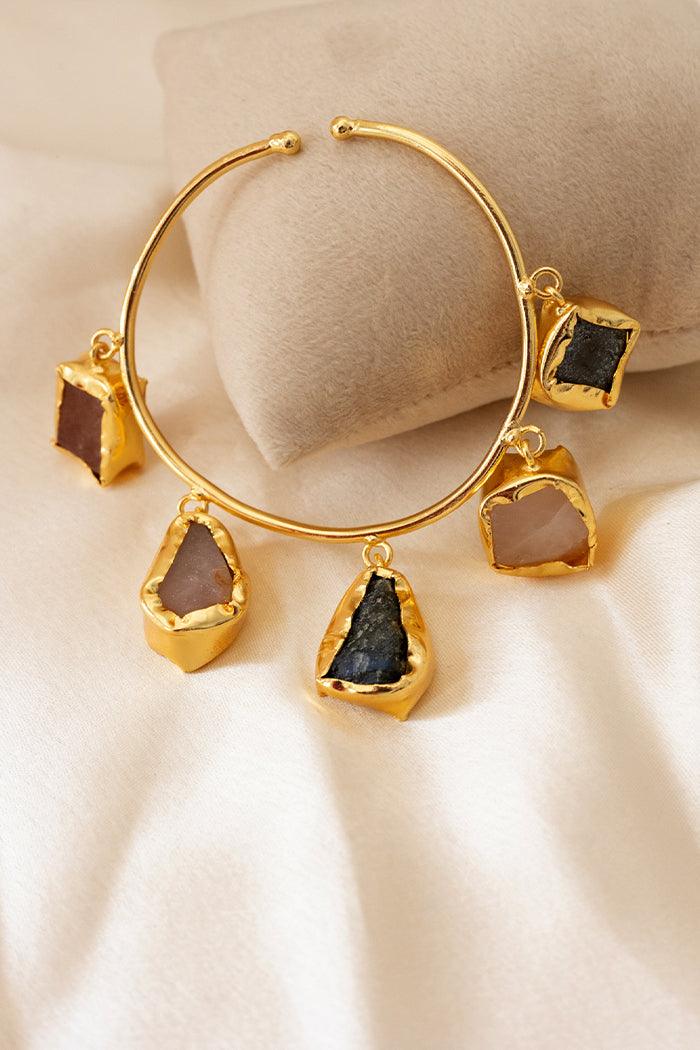 Saadia Stone Cuff Bracelet - Perfectly Average