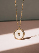 Star Coin Enamel Necklace - Perfectly Average