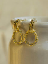 Textured Link Earrings - Perfectly Average