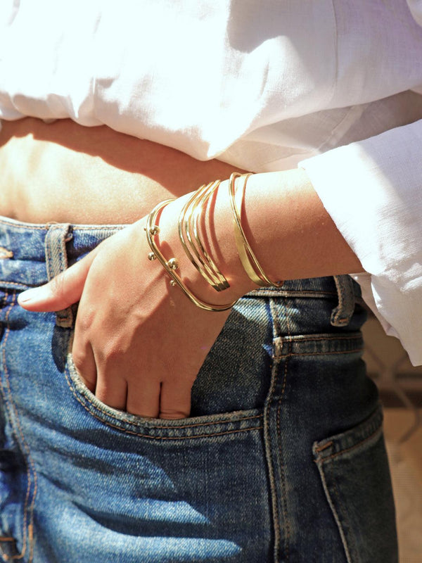 Assymmetrical Cuff Bracelet - Perfectly Average