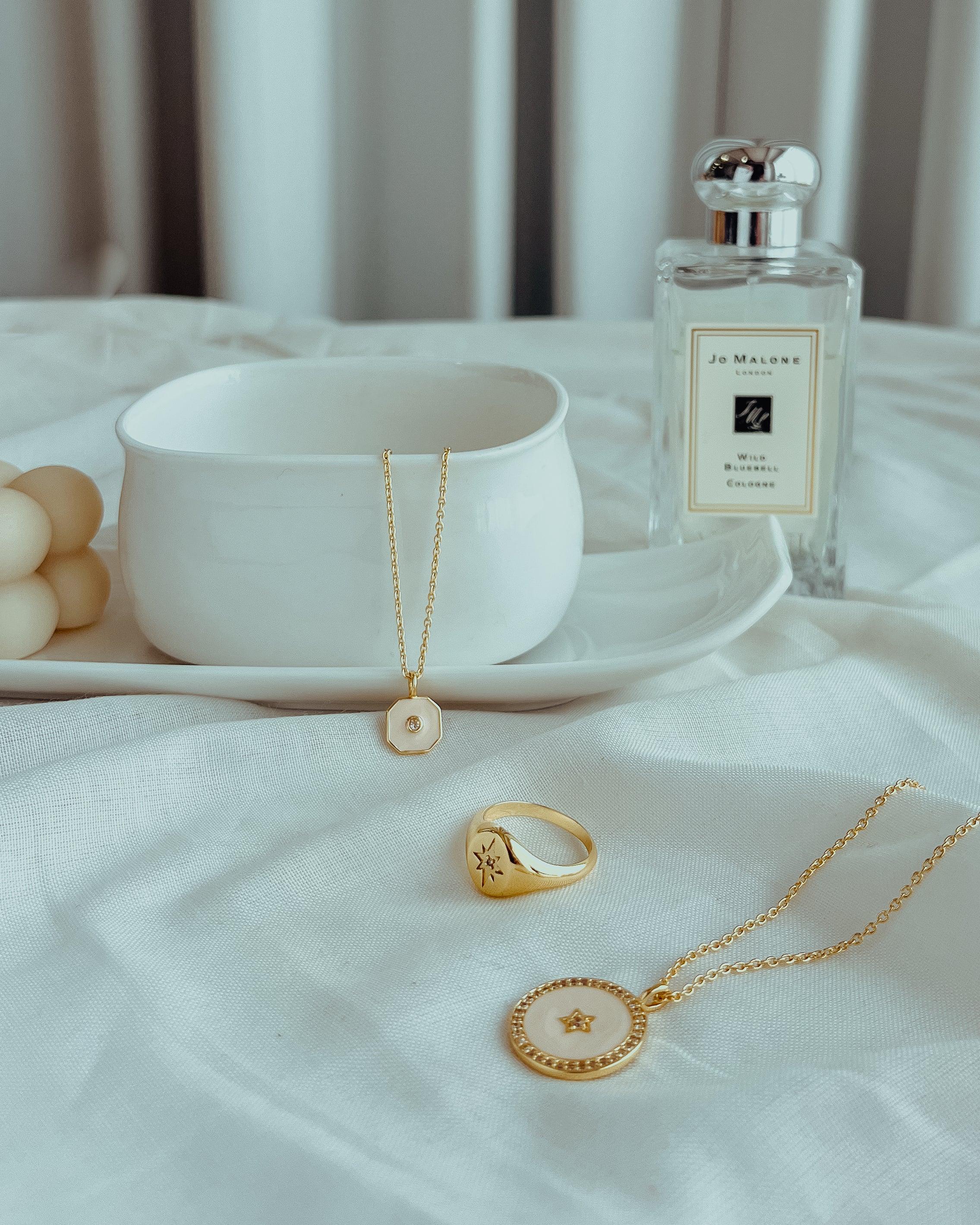 Octagon Enamel Necklace - Perfectly Average