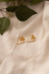 Textured Triangle Earring - Perfectly Average